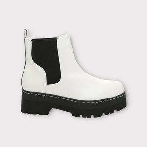 MIA Cayson Ivory Platform Chelsea Boots